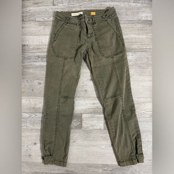Anthropologie Pants - Anthropologie Pilcro and the Letter press Women’s Green utility pants
